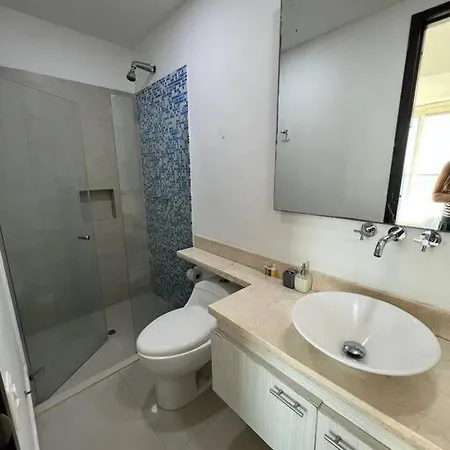 Lujoso Apto Con Vista Al Mar En Playa Bocagrande Apartamento Cartagena